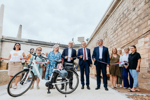 Inauguration de la rampe du Pont Saint-Laurent
