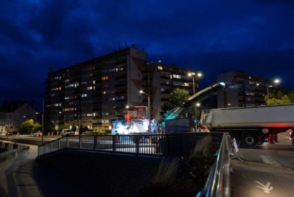 Les enrobés sont réalisés