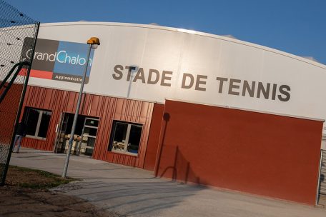 Pose de la première pierre du pôle tennistique